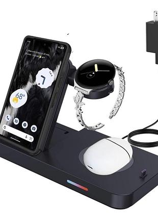 Складное беспроводное зарядное устройство для google pixel watch 15w