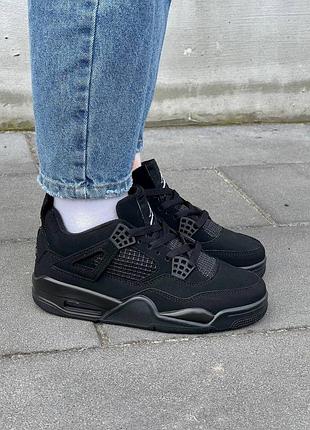 Мужские кроссовки air jordan 4 retro ‘black cat’