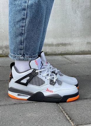 😍 жіночі кросівки jordan 4 moser notoriety grey mustard