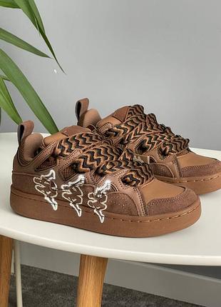 😍 жіночі кросівки kappa fatty brown