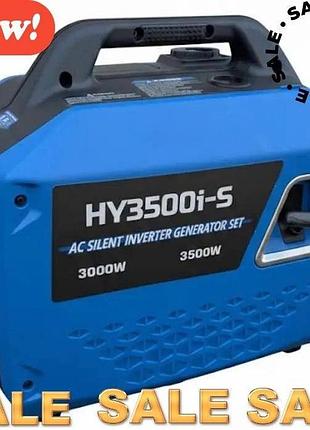 Инверторный бензиновый генератор hy-3500i 3-3.5 квт, генератор для света при отключении электричества vk1988