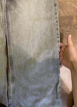 Джинси жіночі pull&bear прямі сірі 4