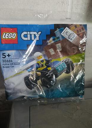 Конструктор для хлопчика lego city поліцейський багі для бездоріжжя