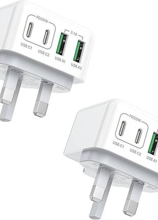 Быстрое зарядное устройство usb-c, 40 вт