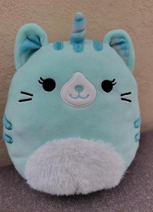М'яка іграшка squishmallows кішка єдиноріг ніколь