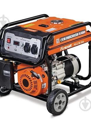 Генератор бензиновый unicraft pg-e 30 sra 2,8 квт / 3 квт 230 в