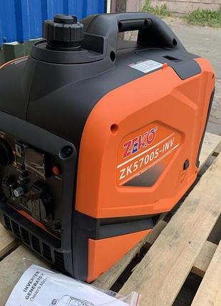 Инверторный бензиновый генератор zeko zk5700s-inv (2,8 /3.0 квт)