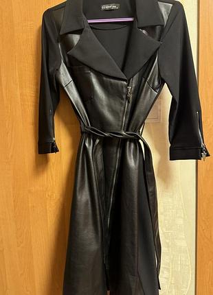 Сукня жіноча осінь/весна чорного кольору l