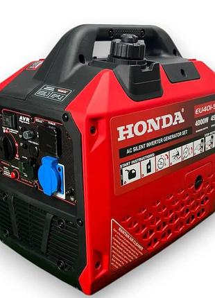 Инверторный генератор honda eu40i-s 4.5 квт тихий бензиновый генератор хонда