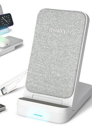 Індуктивна зарядна станція 15 вт,сумісний з iphone 16 15 14 13 12 11 xs xr galaxy s25 s24 s23 s22 s21 s20 амазон німеччина
