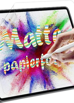 Плівка захисна для ipad 7/8/9 (10.2") паперова матова feel like paper 3 шт сумісна з apple pencil антиблікова pet для малювання
