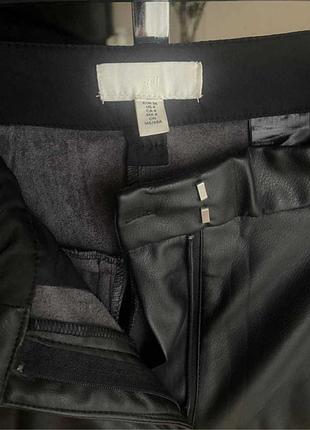 H&m брюки палацо кожаные 2