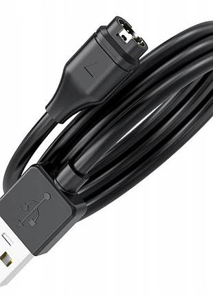 Кабель зарядный usb sk для garmin fenix 5/6/7, forerunner, vivoactive, vivosport черный