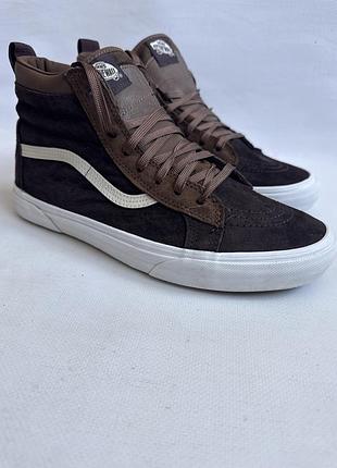Замшеві утеплені кеди vans