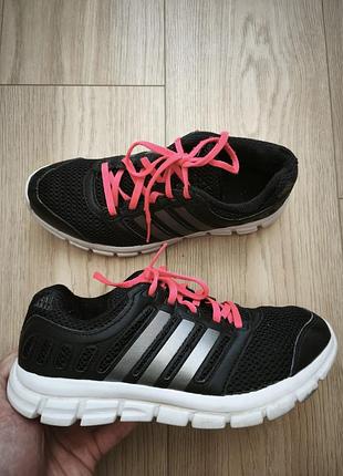Кросівки жіночі adidas breeze 101 2 чорні з рожевим