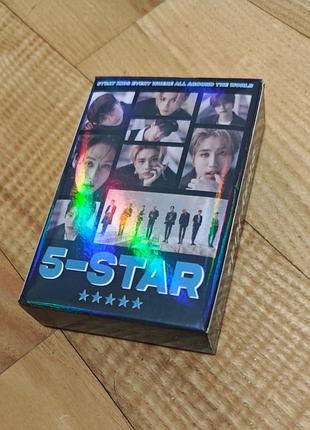 Новій карточки stray kids з ери 5-star, 56 шт