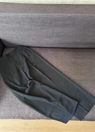 Чорні брюки,широкі штани zara
