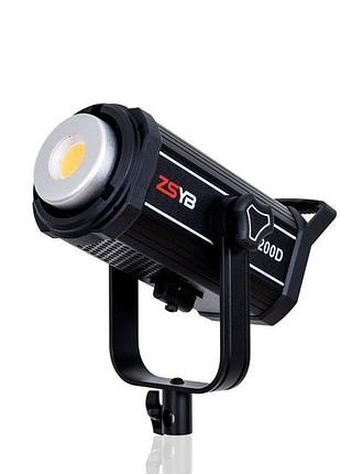 Світлодіодний прожектор 200w led для освітлення вулиць і приміщень з регулюванням яскравості 0-100% чорний