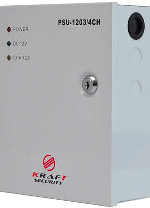 Блок бесперебойного питания kraft psu-1203/4ch 12 в 4 канала