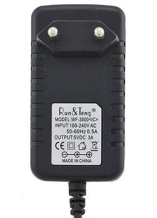Блок питания run&teng 5v 3a 100-240v mini usb