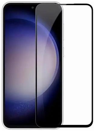 Защитное стекло super x esd для samsung s23 fe 0.3 мм антистатическая защита экрана черное