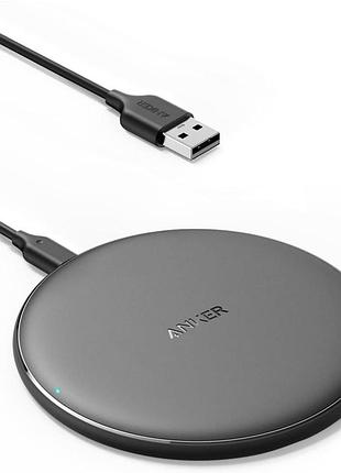Бездротовий зарядний пристрій для телефона anker powerwave pad a2503 настільна бездротова зарядка