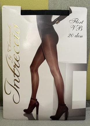 Колготки жіночі intreccio flirt wb 20 den з заниженою талією antracit