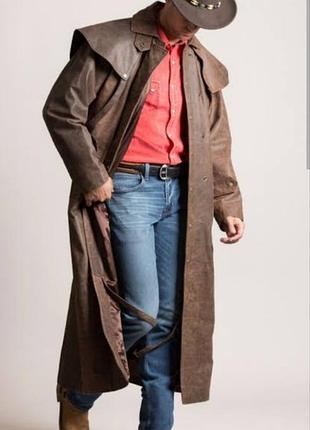 Вощеный плащ antartex country waxed duster coat (l–xl, 100% хлопок, британские острова)