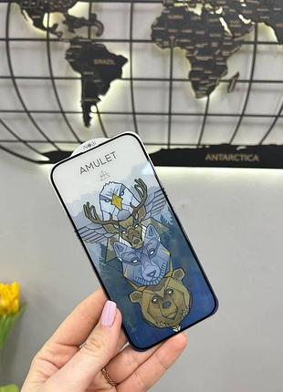 Якісне захисне скло для iphone 14 pro, захисне скло antistatic для айфон 14 про