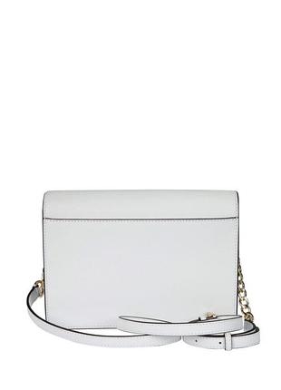 Біла сумка крос-боді michael kors daniela large saffiano leather crossbody bag 2