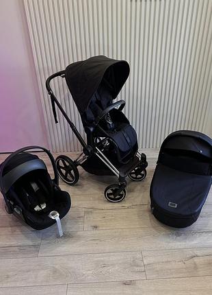 Продам коляску cybex priam 3 в 1 🖤