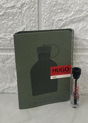 Акция  hugo man 2 мл пробник мужской туалетной воды