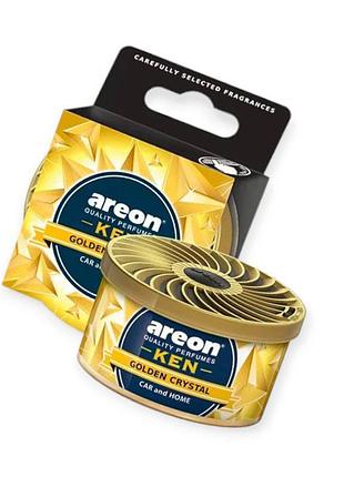 Ароматизатор на панель areon ken 35г "gold crystal"