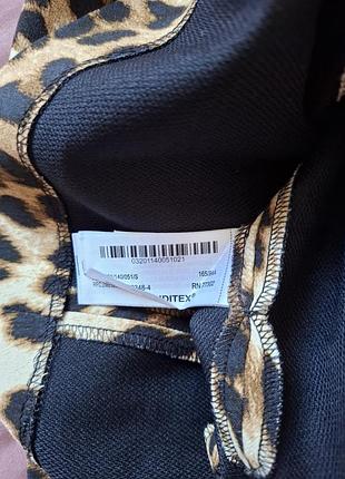 Платье в леопардовый принт zara 9