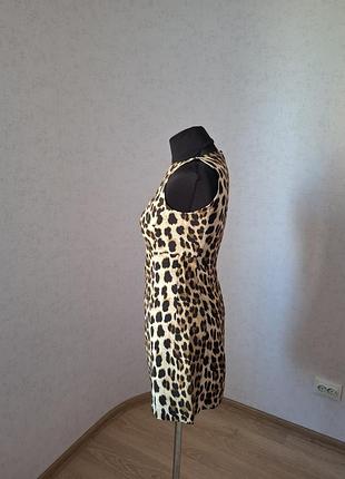 Платье в леопардовый принт zara 6