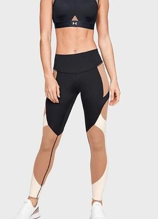 Спортивные лосины тайтсы under armour perpetual interlock leggings (размер м)