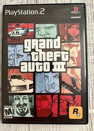 Игра grand theft auto iii (ps2, ntsc-uc, slus 20062) - полный комплект cib с картой