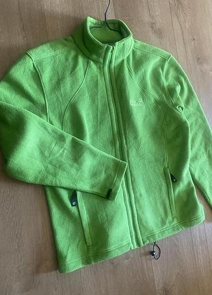 Жіночна флісова кофта jack wolfskin nanuk (розмір l/42-44) — стан нової