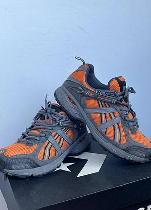 Кросівки чоловічі asics gel-venture 39 помаранчеві, сірі (24,5 см)