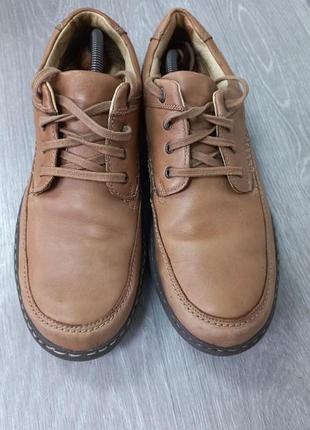 Кожаные мужские туфли clarks 4