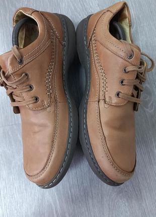 Кожаные мужские туфли clarks 5