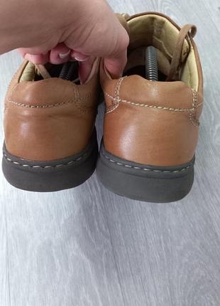 Кожаные мужские туфли clarks 6