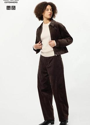 Вельветовые брюки-бочонки от uniqlo +comptoir des cotonniers