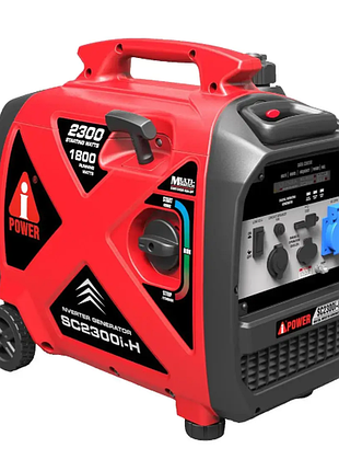 Инверторный бензиновый генератор ipower sm2300i 1.8/2.3 квт с дисплеем
