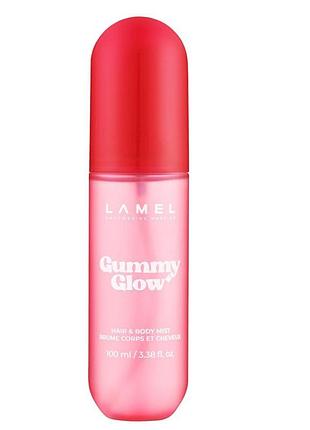 Lamel gummy glow новинка міст для тіла та волосся