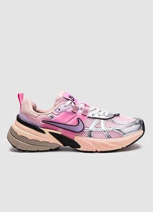 Кросівки nike v2k runtek pink/silver 9