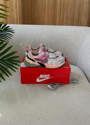 Кросівки nike v2k runtek pink/silver 2