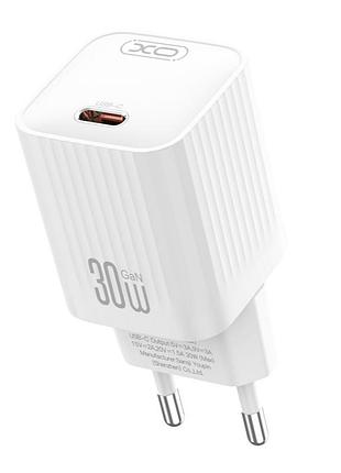 Сетевое зарядное устройство быстрая зарядка pd30w технология gan xo l148