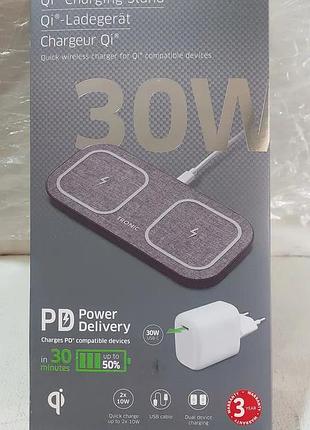 Tronic qi charging stand 30w