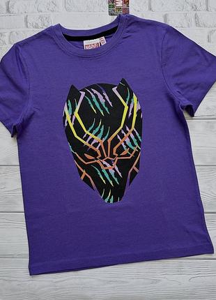👕275грн👕134см 🛍у наявності🛍1шт футболка marvel primark black panther